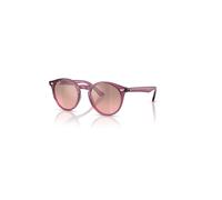 Ray-Ban Rb9064s Kids Gafas De Sol Violeta Transparente Montura Rosa Lentes 44-19