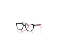 Ray-Ban Rb9078v Optics Kids Bio-based Negro Sobre Rojo Montura Transparente Lentes Polarizado 48-16