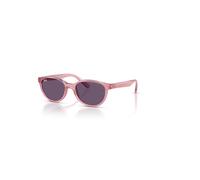 Ray-Ban Rb9080s Kids Bio-based Gafas De Sol Rosa Transparente Montura Violeta Lentes 45-16
