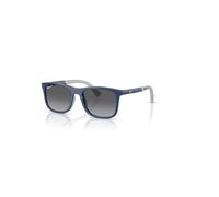 Ray-Ban Rb9084s Kids Bio-based Gafas De Sol Azul Sobre Goma Gris Montura Marrón Lentes Polarizado 47-16