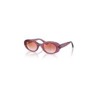 Ray-Ban Rb9141s Kids Gafas De Sol Violeta Transparente Montura Rojo Lentes 45-20