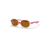 Ray-Ban Rb9187s Kids Gafas De Sol Rosa Montura Marrón Lentes 41-14