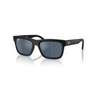 Ray - Ban Niños RJ9196S 100S55 Gafas de sol Inyectado Negro Azul Cuadrada Reflejado