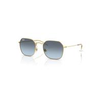 Ray-Ban Rj9594s Jim - Gafas de sol cuadradas para niño, Dorado/Azul Gradiente Gris, 49 mm