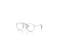 Ray-Ban Rob Optics Kids Plateado Montura Transparente Lentes Polarizado 46-19