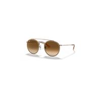 Ray-Ban Round Double Bridge Gafas De Sol Cobre Montura Marrón Lentes 51-22