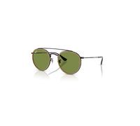 Ray-Ban Round Double Bridge Gafas De Sol Negro Montura Verde Lentes 51-22