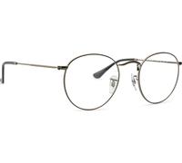 Ray - Ban Unisex Ray - Ban RX3447V ROUND METAL 2620 Monturas ópticas Metal Gris Transparente Redonda Normal