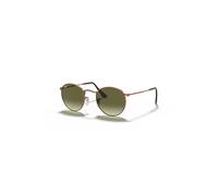 Ray-Ban Round Metal Gafas De Sol Bronce/cobre Montura Verde Lentes 50-21
