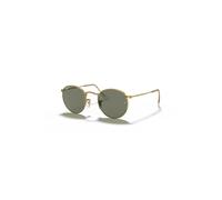 Ray-Ban Round Metal Gafas De Sol Oro Arista Montura Verde Lentes Polarizado 50-21