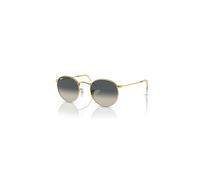 Ray-Ban Round Metal Gafas De Sol Oro Montura Gris Lentes 50-21