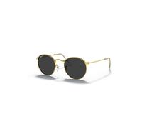 Ray-Ban Round Metal Gafas De Sol Oro Montura Negro Lentes Polarizado 53-21
