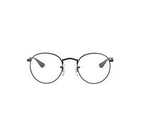 Ray-Ban Round Metal Monturas de gafas, Redondas, 47, Matte Black