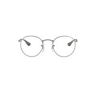 Ray - Ban Unisex Ray - Ban RX3447V ROUND METAL 2620 Monturas ópticas Metal Gris Transparente Redonda Normal