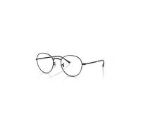 Ray-Ban Round Metal Optics II Negro Montura Transparente Lentes Polarizado 49-20