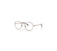 Ray-Ban Round Metal Optics II Rose Gold Montura Transparente Lentes Polarizado 51-20