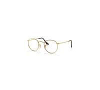 Ray-Ban Round Metal Optics Oro Arista Montura Transparente Lentes 50-21