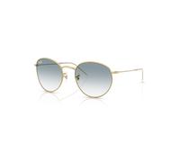 Ray-Ban Round Reverse Gafas De Sol Oro Arista Montura Azul Lentes 53-21