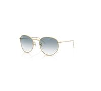 Ray-Ban Round Reverse Gafas De Sol Oro Arista Montura Azul Lentes 55-21