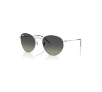 Ray-Ban Round Reverse Gafas De Sol Plateado Montura Gris Lentes 53-21