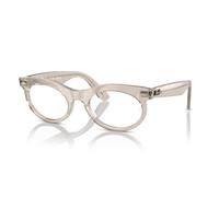 Ray - Ban Unisex RX2242V WAYFARER OVAL 8291 Monturas ópticas Acetato Gris Transparente Redonda Normal