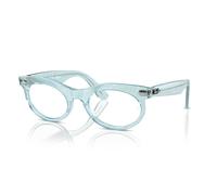 Ray - Ban Unisex RX2242V WAYFARER OVAL 8293 Monturas ópticas Acetato Azul claro Transparente Redonda Normal