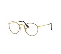 Ray-Ban Round Metal Optics Oro Montura Transparente Lentes 53-21