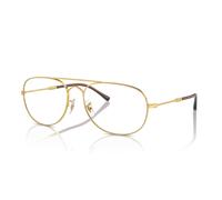 Ray - Ban Unisex RX3735V BAIN BRIDGE 2500 Monturas ópticas Metal Oro Transparente Piloto Normal