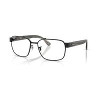 Ray-Ban Rb3751v Optics Havana Y Gris Montura Transparente Lentes Polarizado 58-17