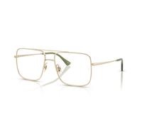 Ray-Ban Rx3758v Ari - Marcos cuadrados para gafas graduadas, Oro pálido/lente demo., 56 mm