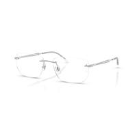 Ray-Ban Rb3768v Optics Plateado Montura Transparente Lentes Polarizado 56-17
