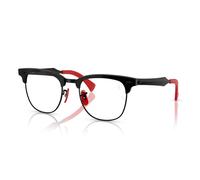 Ray - Ban Unisex RX3807VM F107 Marcos de vista Metal Negro Transparente Cuadrada Normal