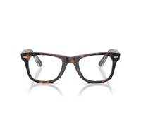Ray - Ban Unisex Ray - Ban RX4340V WAYFARER EASE 8401 Monturas ópticas Acetato Tortuga Transparente Cuadrada Normal