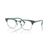 Ray - Ban Unisex RX5154 CLUBMASTER 8377 Monturas ópticas Acetato Verde Transparente Cuadrada Normal