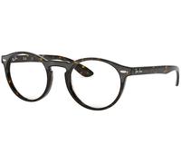 Ray - Ban Unisex RX5283 2012 Marcos de vista Acetato Marrón Transparente Pantos Normal