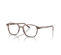 Ray-Ban Leonard Optics Gris A Rayas Montura Transparente Lentes Polarizado 51-17