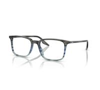 Ray-Ban Rb5421 Optics Gris Y Azul A Rayas Montura Transparente Lentes Polarizado 55-19