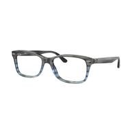 Ray-Ban Rb5428 Optics Gris A Rayas Montura Lente De Demostración Lentes Polarizado 55-17