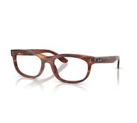 Ray-Ban Balorette Optics Habana A Rayas Montura Transparente Lentes Polarizado 56-19