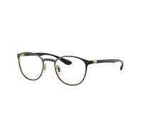 Ray - Ban Unisex RX6355 2994 Monturas ópticas Metal Negro Transparente Pantos Normal