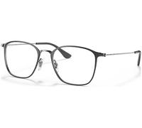Ray - Ban Unisex RX6466 3102 Monturas ópticas Metal Gris Transparente Cuadrada Normal