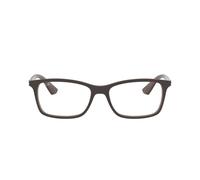 Ray-Ban Rb7047 Optics Marrón Montura Transparente Lentes Polarizado 56-17