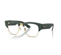 Ray-Ban Mega Clubmaster Optics Liteforce Verde Arena Montura Transparente Lentes Polarizado 52-21