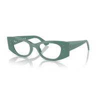 Ray - Ban Unisex RX7327 KAT 8345 Marcos de vista Inyectado Verde Transparente Geométrico Normal