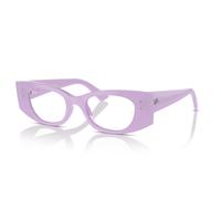 Ray - Ban Unisex RX7327 KAT 8346 Marcos de vista Inyectado Violeta Transparente Geométrico Normal