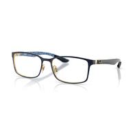 Ray-Ban Rb8424 Optics Oro Arista Montura Transparente Lentes Polarizado 55-18