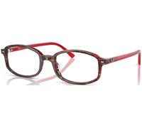 Ray-Ban Sam Optics Rojo Transparente Montura Transparente Lentes Polarizado 54-19