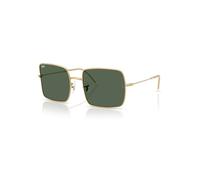 Ray-Ban Square 1971 Reverse Gafas De Sol Oro Arista Montura Verde Lentes 54-19