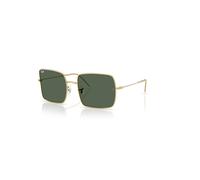 Ray-Ban Square 1971 Reverse Gafas De Sol Oro Arista Montura Verde Lentes 56-19