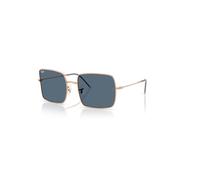 Ray-Ban Square 1971 Reverse Gafas De Sol Rose Gold Montura Azul Lentes 56-19